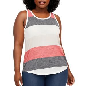 Market & Spruce Rex Tank Top Size XL NWT Multicolor High Neck Sleeveless